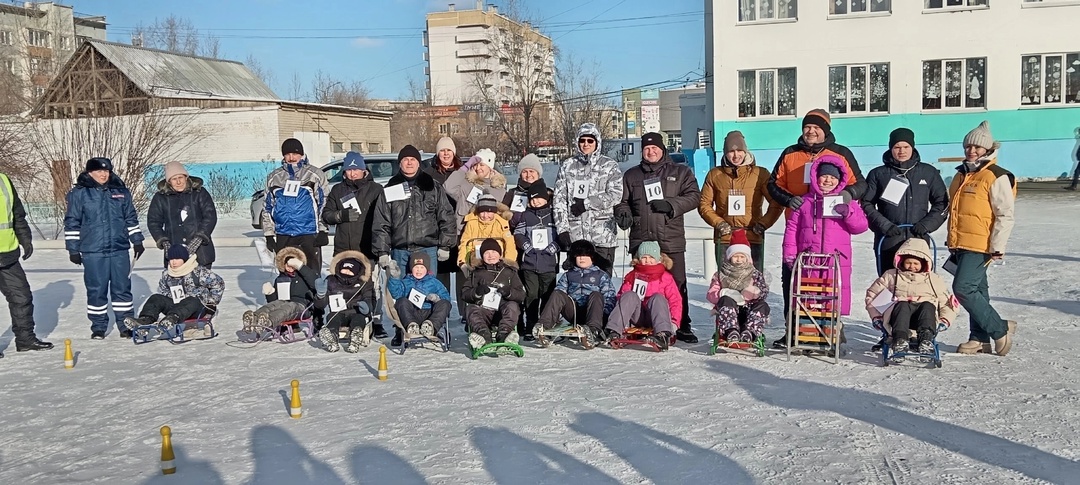 ПДД на санках.